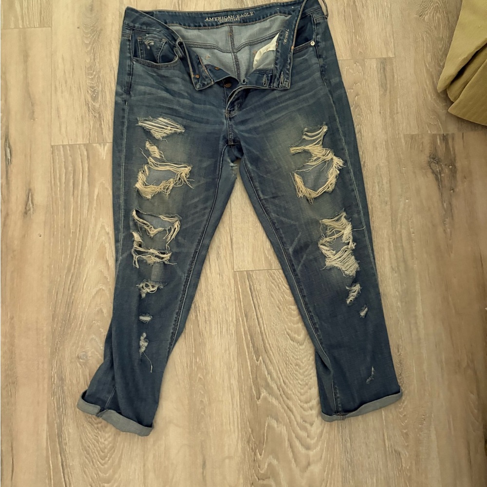 American Eagle Outfitters Straight Leg Jeans - Blue